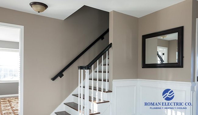 proper lighting for stairs and hallways